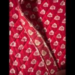 Vera Bradley  Chic Red Quilted Tote Bag Photo 4