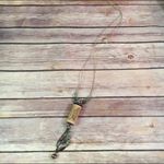 Handmade Sutter Home Cork Wine Beaded Necklace Hand Made Photo 2