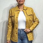 Atkinson Tan Faux Leather Vintage Jacket Sz L Size L Photo 0