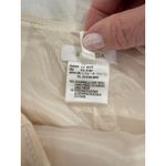 Escada Pull On Fishtail Knee Length Skirt Wool Ruffle Back Cream Women's Size 38 Photo 6