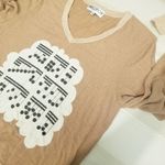 Wildfox {S} music notes baggy beach jumper sweater Photo 7