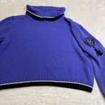 Vintage St. John Sport by Marie Gray Turtleneck Sweater Womens Medium Purple USA Photo 7