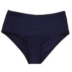 ANDIE NWT  Swim The High Waist Bikini Full Bottom Medium Rise M Navy Blue #2720 Photo 10