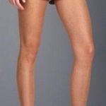 BCBG Maxazria Phillipa Vegan Suede Shorts in Moss Gray Size Large Hot Pants NWT! Photo 0