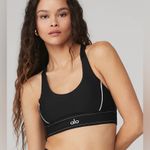 Alo Yoga NWT  Airlift Suit Up Removable Pads, adjustable straps Black & White XS Photo 2