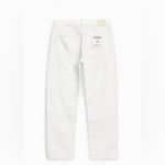 Massimo Dutti  Women’s Mid Rise Slim Straight Jeans – White Denim Size 42 Photo 3