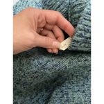 Anthropologie Moth Sweater Womens XS Blue Chunky Knit Pullover Sparkle Shimmer Photo 6