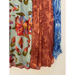 Soft Surroundings  L Hermosa Tunic Shirt Blouse Button Down Colorful Multi EUC Photo 4