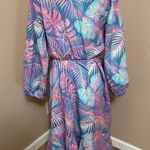 Galu Janets Samoan Handmade Dress Size 14 Tropical Photo 1