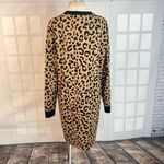 J.Crew Long-sleeve mini sweater-dress in leopard size xl Photo 6