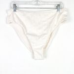 ANDIE NWT  Swim The 90s High Waisted Bottom Coco Cream Eyelet Size XL NEW Photo 1