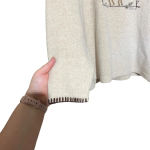 Vintage Nature Camping Outdoors Embroidered Tan Brown Sweater Size Large Photo 3