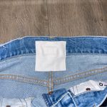 Mother SUPERIOR‎ Jeans Highwaisted Hiker Hover Undone Hem in On My Knees 25 Blue Photo 3