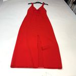 Ronny Kobo red Crochet midi Dress XL Photo 8