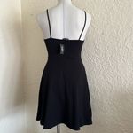 EXPRESS Black Strappy Skater Dress NWT Small Photo 5