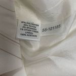 Ann Taylor  LOFT Women’s Pants Lined Size 6P Ivory With Brown & Pink‎ Stripes Photo 5