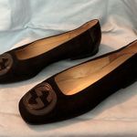 Gucci women’s suede black flats in EUC Photo 3