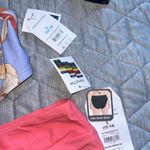 Time & Tru Floral purple coral Bikini swimwear set size large 12-14 swimsuit Photo 9