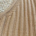 Carlisle  Merino Wool Longline Tabard
Duster Button Ribbed Cardigan Camel Sz M Photo 5