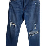 Abercrombie & Fitch  Jeans Size 4 The Ankle Straight Ultra High Rise Distressed Photo 0