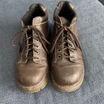 No Boundaries VTG Y2K  Shoes Women’s 10 “MEG” Chunky Brown Leather Hippie Boho Photo 1