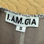 I am gia I.AM.GIA Maxi Dress Croc Ginny Size S Silver Maroon Red Photo 2