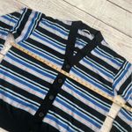 MARNI x UNIQLO Collaboration Striped Oversized Cardigan Blue Women Size Large Photo 3