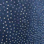 Haute Monde NWOT Dark Wash Denim Rhinestone Fitted Mini Dress Size L Photo 6