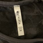 Athleta  Dark Gray Floral Jacquard Seamless Long Sleeve Performance Top XS Photo 2