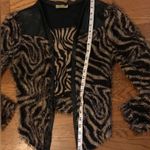 Shaggy cropped jacket zebra print size M Size M Photo 11