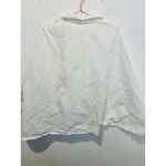 MM6 MAISON Martin Margiela White 100% Cotton Button Up Cape Style Top size EU 42 Size M Photo 10