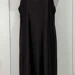 Max Mara Weekend Slip Dress Semi Sheer Sleeveless Black Large Quiet Luxury Chic Photo 1