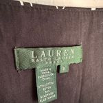 Ralph Lauren Black White Geo Floral Chino Fit Flare Tank Dress Stretchy Flowers Photo 1