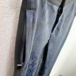 Rebecca Taylor Leopard Print Brocade Pants Navy Photo 4