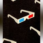 LuLaRoe Black Leggings with 3D Glasses Print Photo 4