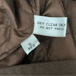 London Fog Vintage Chocolate Brown Fleece Wool Jacket Womens Small Button Front Photo 6
