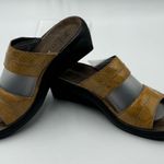 Mephisto Mustard Leather Sandals Women’s Size 37 full Conford & Summer style Yellow Photo 0
