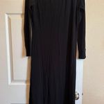 James Perse  Classic Black Long Sleeve Dress Photo 0