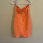 Bebe Vintage  bandage strapless dress with built in bra Photo 8