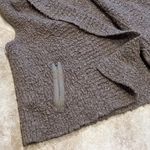 Loft Soft Mohair Sweater Vest Gray Brown Small Pockets Open cowl neck Wool Photo 3