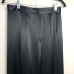 Collage London High Waist Maxi Skirt Black Satin with Slit Size undefined Photo 1