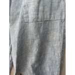 Athleta Retreat Linen Jogger Chambray Blue Drawstring Size 6 Beach Resort wear Photo 4