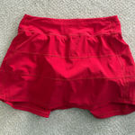 Lululemon Red  Pace Rival Skirt Tall Photo 0