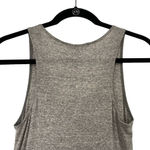 CAbi Maxi Tank Dress Stretchy Heathered Grey Cotton Drop Waist Chic Womens Small Photo 3