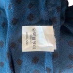 Madewell  Womens Wrap Blue Front Dress Brushstroke Diamond Size medium Photo 4