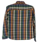 Orvis Women's Long Sleeve Button Up Indian Madras Plaid Shirt Size 14 Classic Photo 1