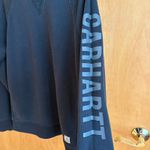 Carhartt Carhart‎ 104410 Relaxed Fit Midweight Sweatshirt Womens 1X Black Photo 2