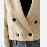 Maeve  Cropped Double Breasted Blazer large workwear glamorous power‎ holiday Photo 1