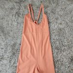 Free People FP Movement Spaghetti Strap Open Back Jumpsuit In Peach Women's XL Photo 8
