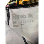 Reebok  Colorful Y2K Style Novelty Capri Legging Pants Mesh Tribal M #2739 Photo 5